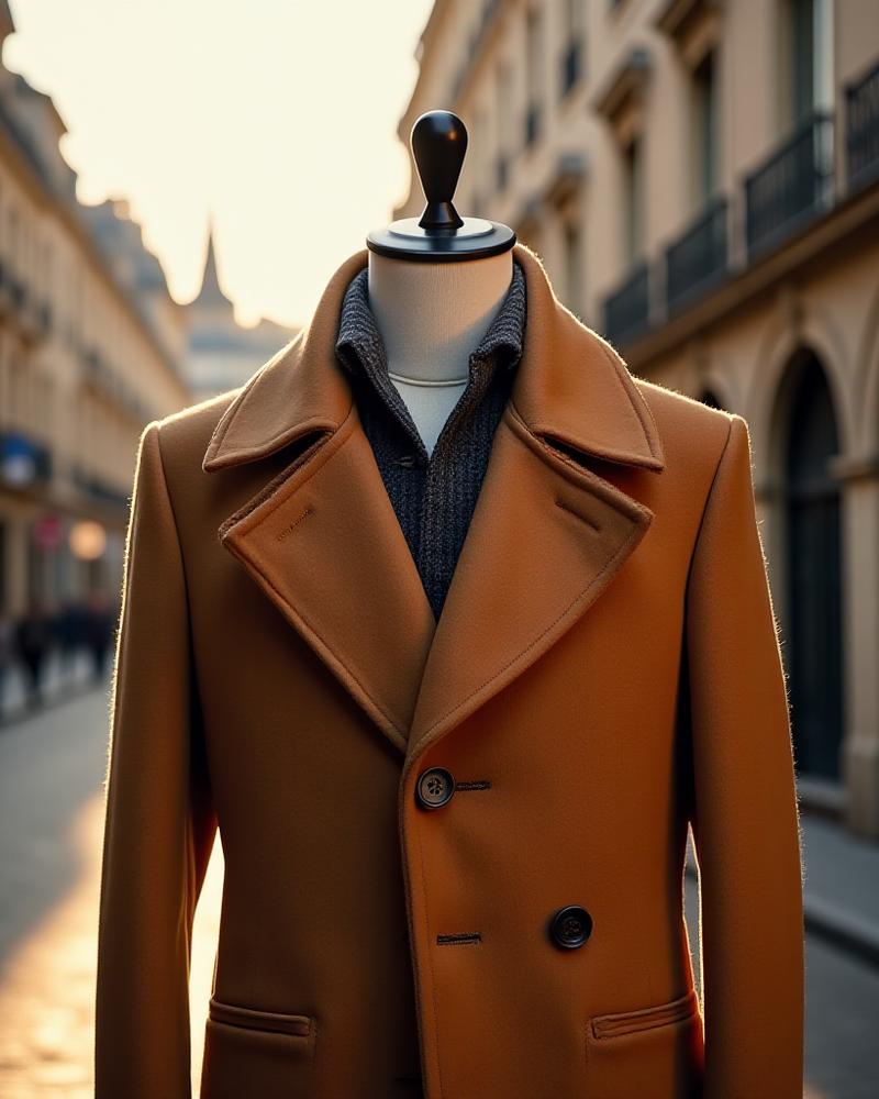 Manteau en laine sur mesure