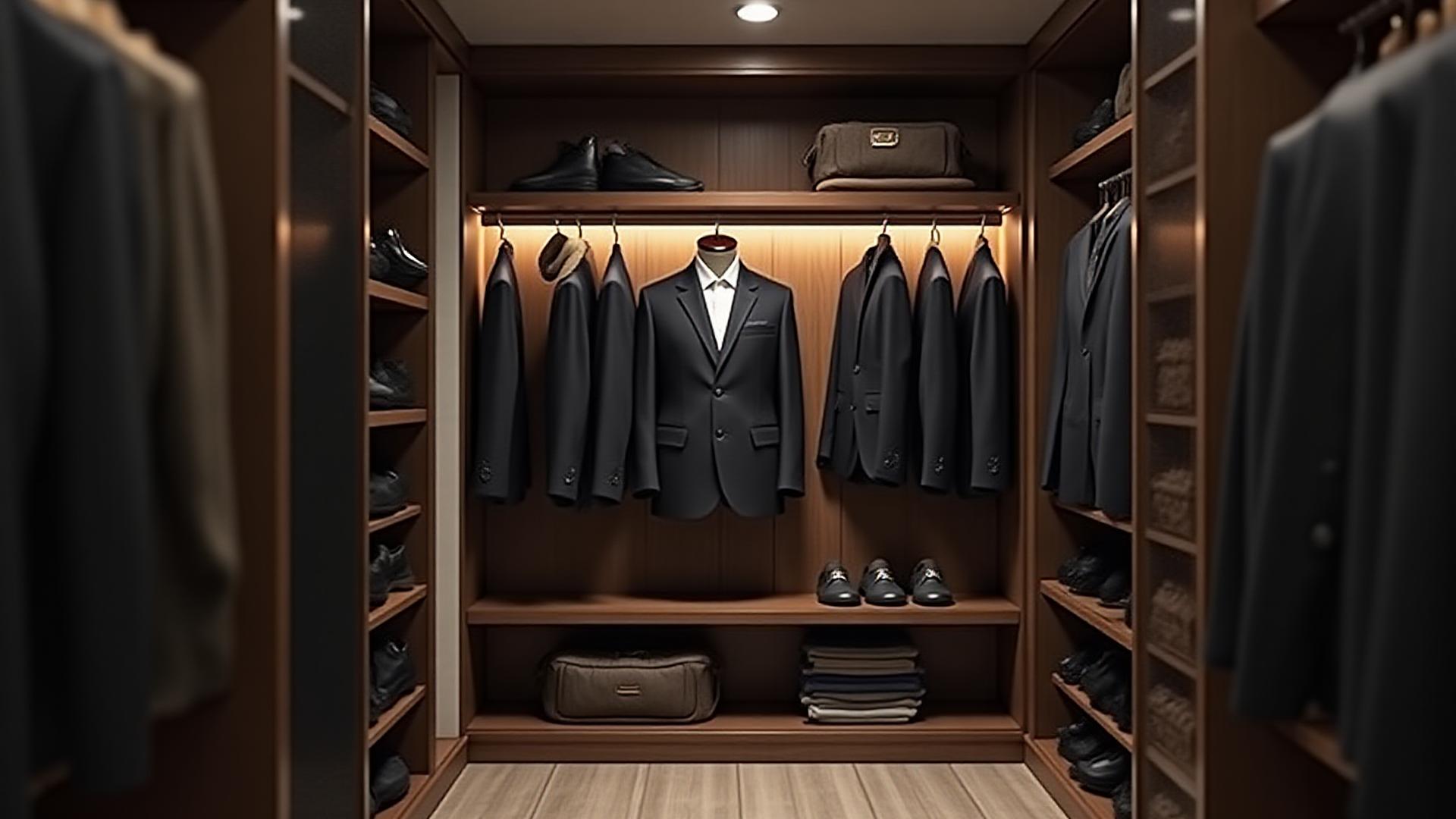 Dressing minimaliste et élégant à Paris